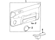 1996 Toyota Tercel Armrest Diagram - 74210-16080-B0