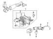 2001 Toyota Tacoma Air Filter Box Diagram - 17700-07060