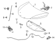 2022 Toyota Sienna Hood Cable Diagram - 53630-08040