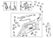 2015 Toyota Land Cruiser Cup Holder Diagram - 66991-60040-A1