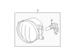 Toyota Yaris Fog Light Diagram - 81210-02110