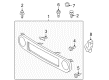 2012 Toyota FJ Cruiser Grille Diagram - 53100-35A31