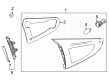 2020 Toyota Yaris Back Up Light Diagram - 81580-WB003