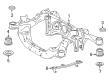 Toyota Mirai Crossmember Bushing Diagram - 52271-62010