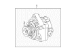 2003 Toyota Tundra Alternator Pulley Diagram - 27411-50290