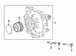 Toyota Avalon Alternator Diagram - 27060-F0040