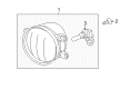 2018 Toyota Sienna Fog Light Diagram - 81210-08020