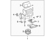 2003 Toyota Camry Blower Motor Resistor Diagram - 87138-41020