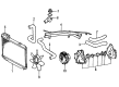 1996 Toyota Previa Cooling Fan Assembly Diagram - 16361-76060