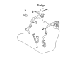 2015 Toyota Camry Seat Belt Diagram - 73470-06121-B1