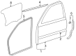 2002 Toyota 4Runner Weather Strip Diagram - 62311-35013