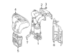 2003 Toyota RAV4 Exhaust Manifold Diagram - 25051-28260