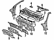 1986 Toyota MR2 Dash Panels Diagram - 55101-17030