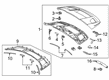 Toyota C-HR Spoiler Diagram - 76085-10902-A0