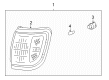 1995 Toyota Tacoma Side Marker Light Diagram - 81610-04040