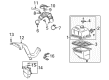 2010 Toyota Highlander Air Intake Coupling Diagram - 17805-0H010