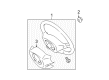 2012 Toyota Yaris Steering Column Cover Diagram - 45184-52090-B0