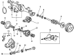 1991 Toyota Pickup Differential Bearing Diagram - 90368-34001-77