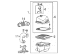 2010 Toyota Yaris Engine Control Module Diagram - 89661-52Q30