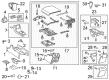 2010 Toyota Tundra Center Console Base Diagram - 58820-0C040-E0