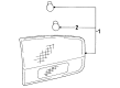 1994 Toyota Camry Back Up Light Diagram - 81670-06040