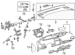 2020 Toyota Prius AWD-e Glove Box Diagram - 55303-47101-C0