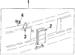 1985 Toyota MR2 Light Socket Diagram - 81275-12240