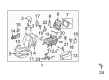 2007 Toyota Tundra Seat Cover Diagram - 71073-0C510-B2