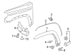 2015 Toyota 4Runner Mud Flaps Diagram - 76622-35140