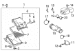 2011 Toyota FJ Cruiser Air Intake Coupling Diagram - 17881-31250