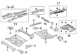 2018 Toyota Avalon Floor Pan Diagram - 58311-06151