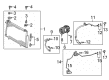 Scion A/C Compressor Diagram - 88310-52250-84