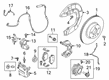 2021 Toyota GR Supra Brake Pad Set Diagram - 04466-WAA02