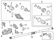 Toyota Corolla Cross Axle Shaft Diagram - 42330-0A010