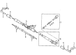 2001 Toyota Land Cruiser Power Steering Control Valve Diagram - 44201-60040