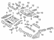 2020 Toyota Prius Floor Pan Diagram - 58311-47110