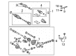 2021 Toyota Tacoma Differential Mount Diagram - 52380-04071
