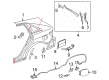 Toyota Venza Fuel Door Release Cable Diagram - 77035-0T010