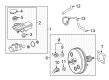 Scion iM Master Cylinder Repair Kit Diagram - 47201-09800