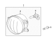 2015 Toyota Prius Plug-In Fog Light Diagram - 81211-47010