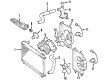 2000 Toyota Sienna Cooling Fan Assembly Diagram - 16361-0A070