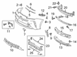 2021 Toyota Prius Bumper Diagram - 52119-47978