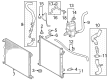 2024 Toyota Grand Highlander Radiator Diagram - 16400-F0190