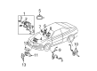 Toyota Camry ABS Control Module Diagram - 44050-33090