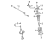 2013 Toyota Corolla Shock And Strut Mount Diagram - 48609-12530