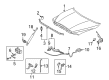 2020 Toyota Sequoia Hood Cable Diagram - 53601-0C010-B0