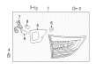 Toyota Sienna Back Up Light Diagram - 81590-08010