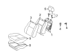 Scion xB Seat Cover Diagram - 71073-52A60-C0