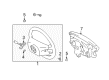 2006 Toyota Tacoma Steering Column Cover Diagram - 45186-0C020-B1