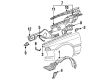 1990 Toyota Camry Wheelhouse Diagram - 53875-32020